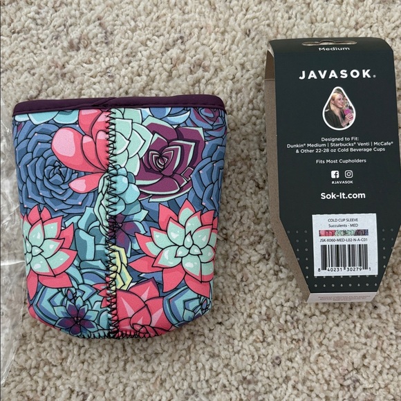 NEW Java Sok Floral Insulating Sleeve Medium plant succulent - Picture 3 of 4